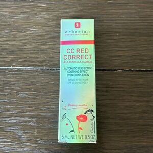 Erborian CC Correct Soothing Effect Even Complexion SPF 25,‎ 0.5oz NEW